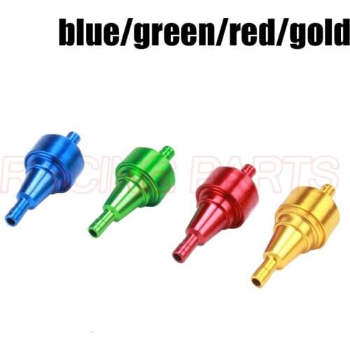 Universal 6mm Petrol Gas Fuel Filter Cleaner for Motorcycle Pit Dirt Bike ATV Oil Filters 4 Color