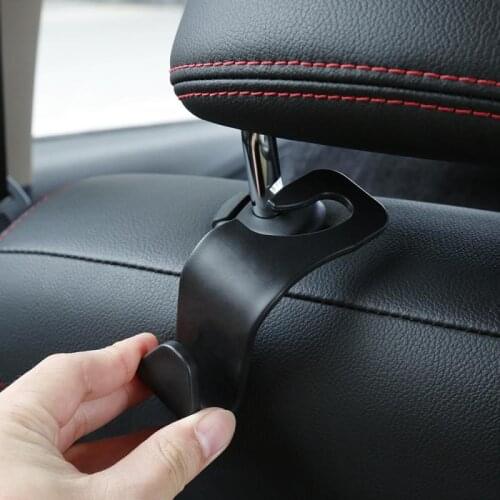 1PC Car Seat Hook Universal Back Seat Hook Car Accessories Interior Portable Hanger Holder Storage For Hanging Car Bag Purse