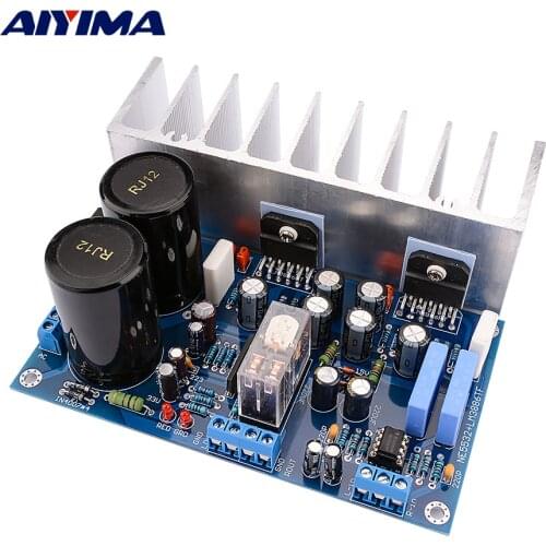 AIYIMA LM3886TF Power Amplifier Audio Board 68W+68W Op-amp NE5532 Stereo Sound Amplifier UPC1237 Speaker Protection Home Theater