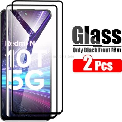 2 Pcs Tempered Protective Glass For Xiaomi Redmi Note 10T 10 Pro Max Screen Protector Front Film On Xaimi Redme Not 10S Note10T