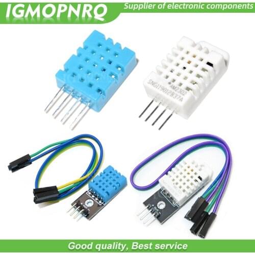 1pcs DHT11 DHT22 Digital Temperature and Humidity Sensor DHT11 DHT22 Temperature and Humidity Sensor Module with Cable