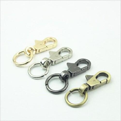 10pcs/lot new luggage hardware accessories open ring jewelry hook key chain shoulder strap chain connection hook