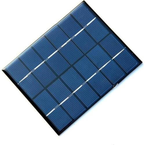 BUHESHUI 2W 1W Solar Cell Module Polycrystalline Solar Panel DIY Solar Charger For 3.7V Battery Epoxy Study 10pcs Free Shipping