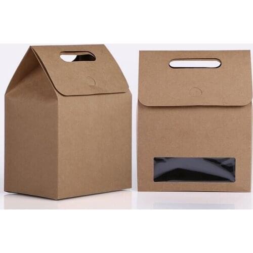 16*7*26cm Kraft Paper Bags Cookie Packaging Bags Gift Bags 100pcs/lot Free shipping