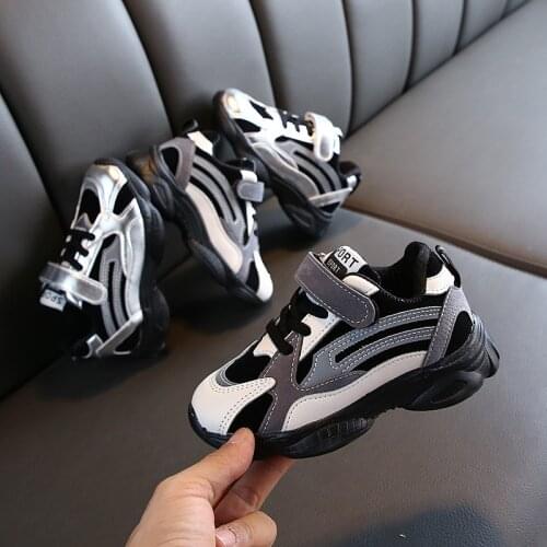 2020 Children Sport Shoes Breathable Kids Boy Thick fluff Shoes Girls Anti-Slippery Sneakers Baby Toddler Shoes Size 22-37