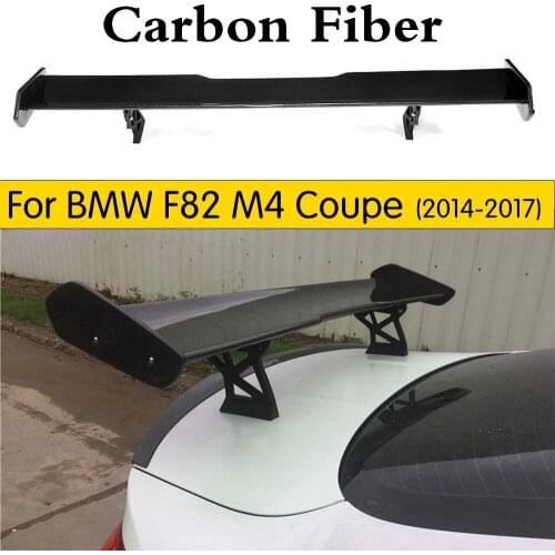 Car Styling Carbon Fiber Rear Trunk Wing Spoiler for BMW F82 M4 Coupe 2014-2017 Auto Racing Bodykit Tail Wing