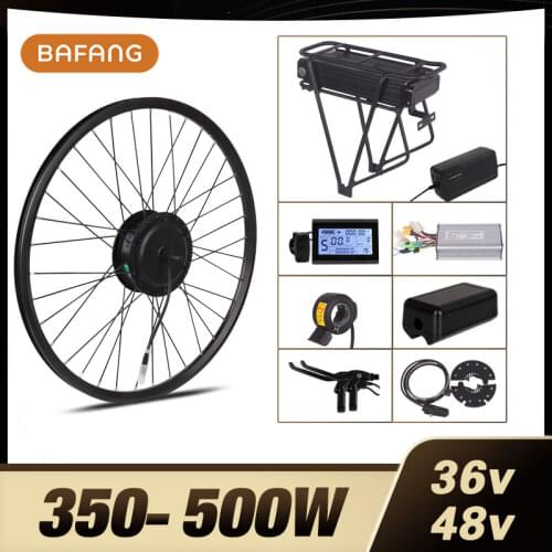 BAFANG 350W 500W 36V 14AH 48V 12AH SWX02 Ebike Electric Bike Conversion Kit Lithium Battery Carrier Rack RM G020.350/500.D DC