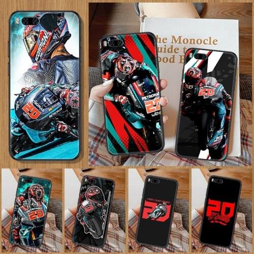Fabio Quartararo Moto 20 Phone Case For Xiaomi Mi Note 8 9 10 11 9T 10T A3 Lite Pro Ultra black fashion waterproof soft Etui art
