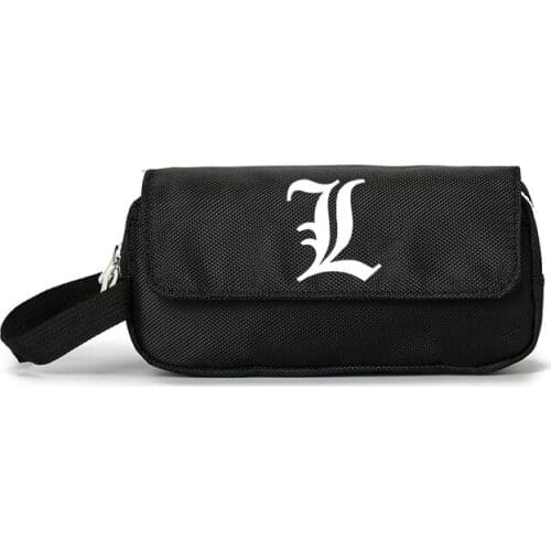 Death Note Designer Wallet Purse Cosmetic Stationery Pencil Bag Girls Boys Gift Back to School Hand Bag Portable