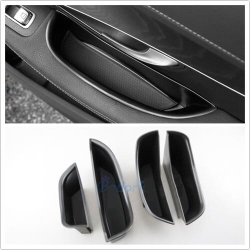 For Mercedes Benz New C GLC Class 2016 2017 2018 X253 C253 W205 C205 Car Organizer Door Armrest Storage Box Accessories