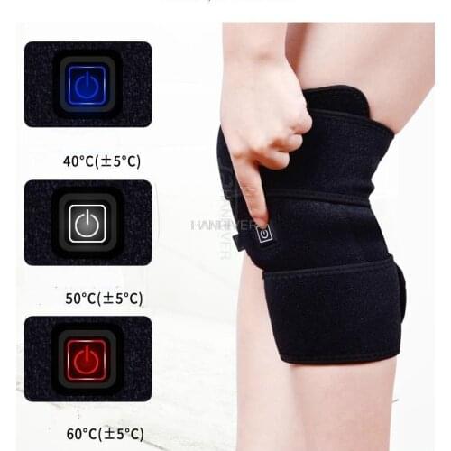 Knee Brace Physiotherapy Heating Therapy Knee Support Brace Old Cold Leg Arthritis Injury Pain Rheumatism Rehabilitation