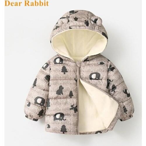 Fleece Winter Parkas Kids Jackets For Boys Warm Thick Velvet snowsuit Children Coat Baby girl clothes Outerwear Infant Overcoat