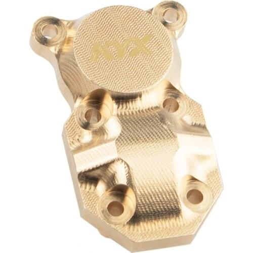 KYX Racing CNC Machined Brass Differential Cover Upgrades Part Accessories for 1/24 RC Crawler Car Axial SCX24 Deadbolt AXI90081