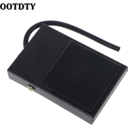 OOTDTY AC 250V 10A Heavy Duty Metal Momentary Electric Power Antislip Foot Pedal Switch