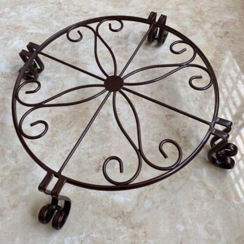 Plant Flower Stand Indoor Outdoor Balcony Room Interior Desktop Iron European Style Living Floor Bonsai Wrought