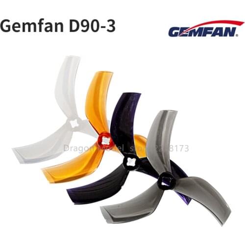 Gemfan D90-3 (3.5'') Cinewhoop Props 90mm 3-Blade PC Propeller for FPV Racing Freestyle 3.5inch Cinewhoop Ducted Drones Parts