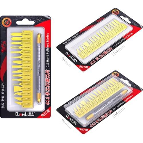 Qianli 011 Non-slip Metal Scalpel Knife Tools Kit Cutter Engraving Craft Knives Opening Repair for Phone PCB Scalpel CPU Tools