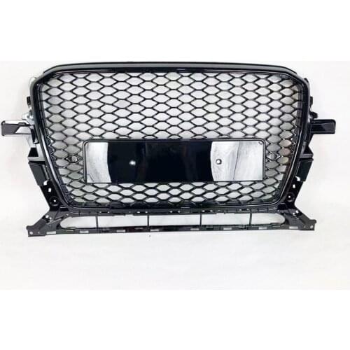 For SQ5 Style Car Front Bumper Mesh Grille Grill for Audi Q5/SQ5 8R 2013 2014 2015 2016 2017 car accessories