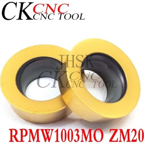 RPMW1003MO ZM20 RPMW 1003MO Round milling inserts turning tool CNC lathe for EMR tool rod and tool head with stainless steel