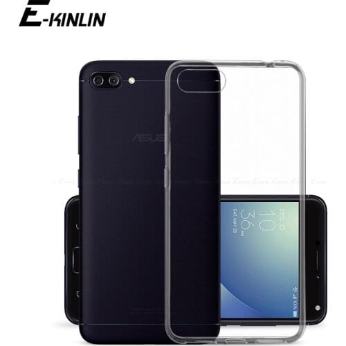 Silicone Phone Case For Asus ZenFone 4 Max Plus Pro ZC554KL ZE554KL ZC520KL Clear Ultra Thin Full Soft TPU Back Cover