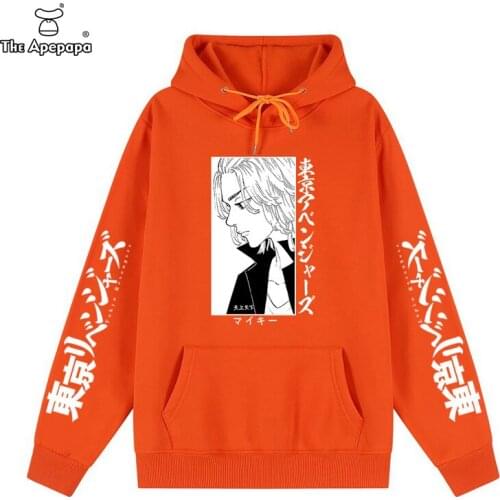Hot Anime Tokyo Revengers Hoody Hoodie Hip Hop Sweatshirt Hoodie Harajuku Mikey Pullover Hoodie Unisex