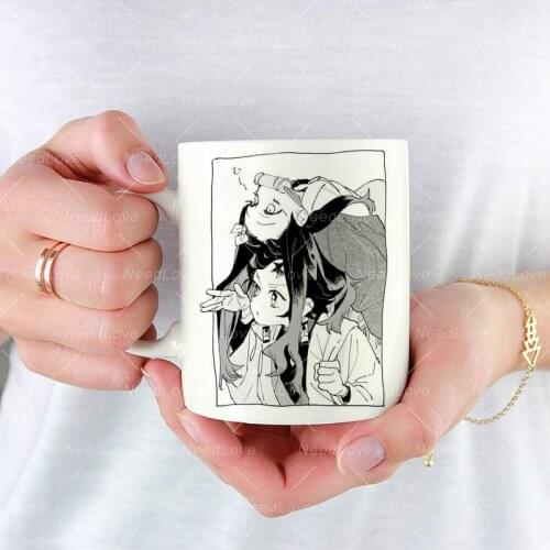 Japanese Cartoon Anime Demon Slayer Kimetsu No Yaiba Zenitsu Nezuko Coffee Mug Tea Cup Gift