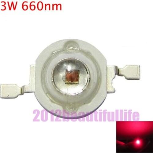 3W 42mil 660nm Deep Red High Power Led Emitter