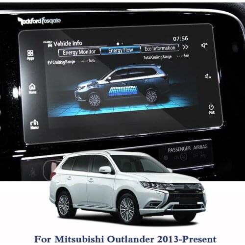 For Mitsubishi Outlander 2013-Present GPS Navigation Screen Glass Protective Film Dashboard Display Protective Film