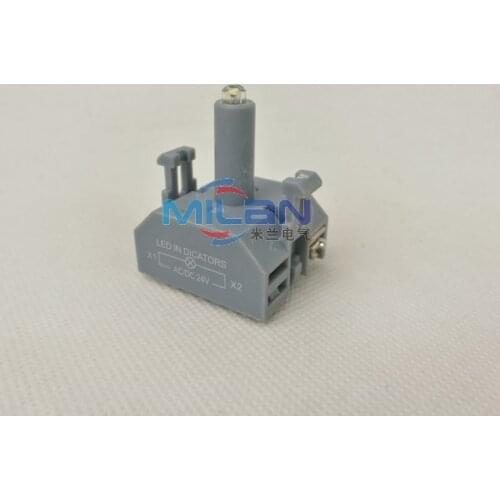 1PCS LA38 LA39 accessories base button switch LED indicator lamp holder Red yellow green white blue