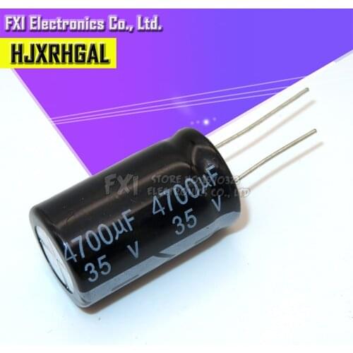 10PCS 35v4700uf 4700uf35v 18*35 Electrolytic capacitor 35v 4700uf 18x35