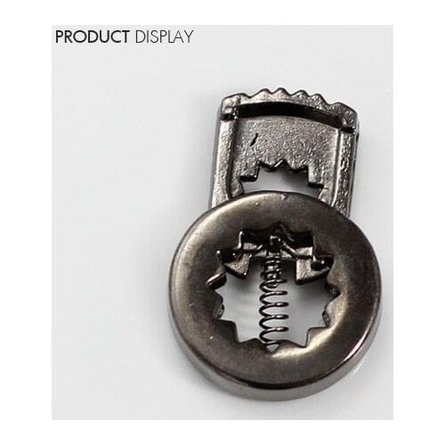 10pcs Pack Cord Lock Toggle Stopper lock Bean Black Gun Plated Toggle Clip NK157