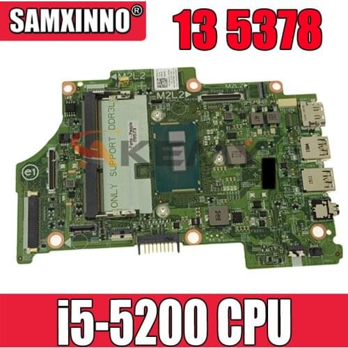 100% working for dell inspiron 13 7348 7558 7352 motherboard i5-5200 7166J 07166J CN-07166J 13321-1 8X6G1 mainboard tested ok