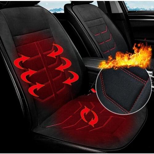 12V Heated Car Seats Universal Automobile Heating Seat Cover Cushion Winter Warmer Cars Seat Heater Pad Interior Car Accessories
