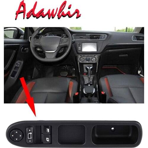 6554.QC Front Left Driver Side Power Master Control Window Switch for Peugeot 207 for Citroen C3 for Picasso 2007-2014 6554QC