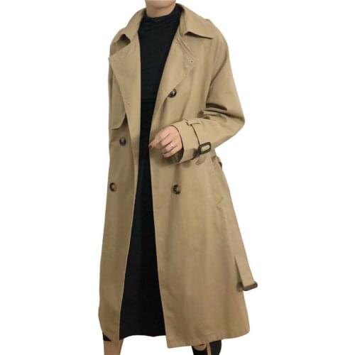 Женские двубортные тренчи AILOOGE China At AliExpress