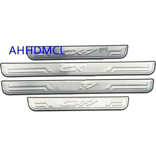 Car Welcome Pedal Threshold Strip Door Sill Strip For Mazda CX-7 2010 2011 2012 2013 2014 2015
