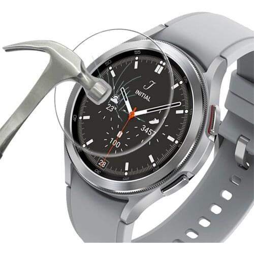 For smasung galaxy watch4 Classic 46mm 42mm galaxy watch 4 44mm 40mm Tempered Glass screen protector Anti-Scratch bumper flim