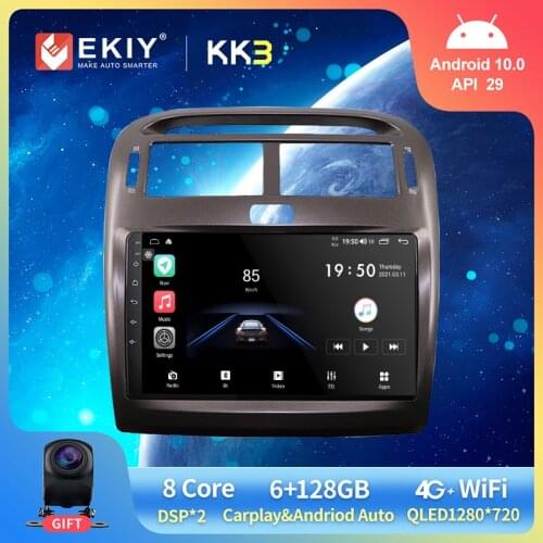 EKIY 9'' QLED 1280*720P Car Radio Android For Lexus LS430 2000-2006 GPS Navigation Multimedia Video Player Auto Stereo Receiver