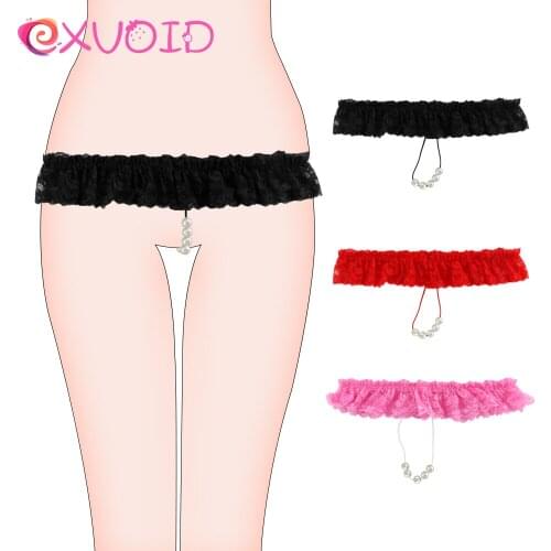 EXVOID Thong Erotic Costumes Sexy Lingerie Anime Costume Sex Babydoll Chemise Sexy Underwear for Women Open Crotch Apparel