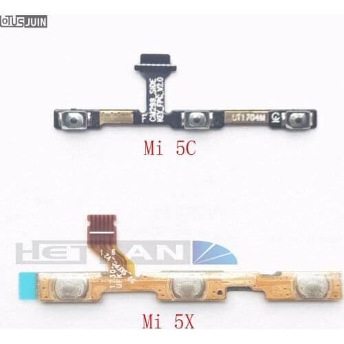 10PCS for Xiaomi 5X Mi5X/MI5C Mi 5C Power On Off Volume Up Down Button Key Switch Flex Cable