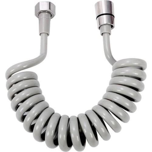 1.5m,2m,3m Flexible Telescopic Shower Hose ABS Spring Replacement Water Plumbing for Bathroom Shower Head Toilet Bidet Sprayer