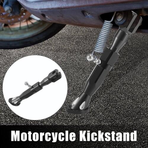 Motoforti Adjustable Motorcycle Foot Kickstand CNC Aluminum Alloy Side Support Stand Set for Motorcycle