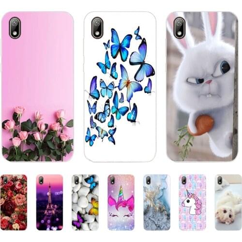 Soft Case For Silicone Back Cover For Cute Phone Cases Cover Bumper for Huawei Y5 Y6 Prime Y7 Pro 2017 2018 2019 Y3 II Y5 II