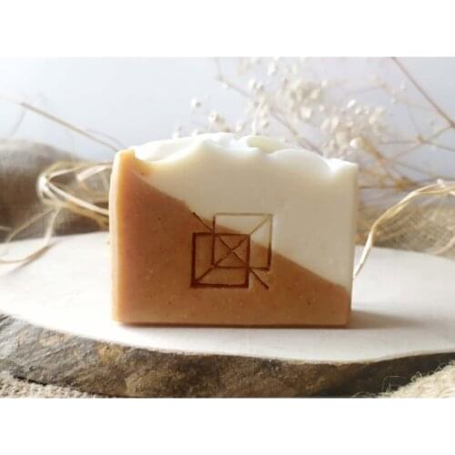 Natural Skin Color Whitening Turmeric And Rice Bran Oil Concise Skin Soap 2 pcs sent