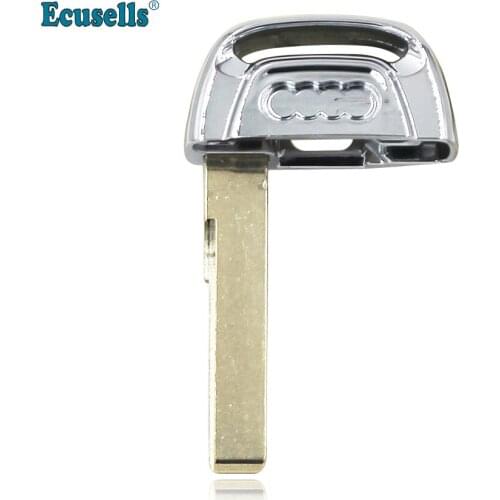 New uncut replacement key emergency key blade smart key ignition key blank For Audi A4 S4 RS4 A5 S5 RS5 A6 A7 A8 Q5