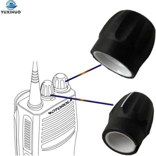 A Pair Channel Knob and Volume Knob for Motorola CP180 GP328 GP338 GP340 GP3188 GP3688 HT750 EP450 PTX760 PRO5150 MTX950 Radio