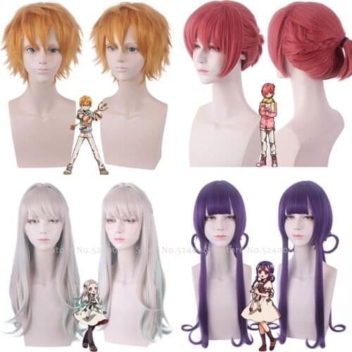 Japanese Anime Toilet-Bound Hanako-kun Cosplay Mitsuba Minamoto Kou Party Wig Akane Aoi Nene Yashiro Long Hair Comics Cos Wigs