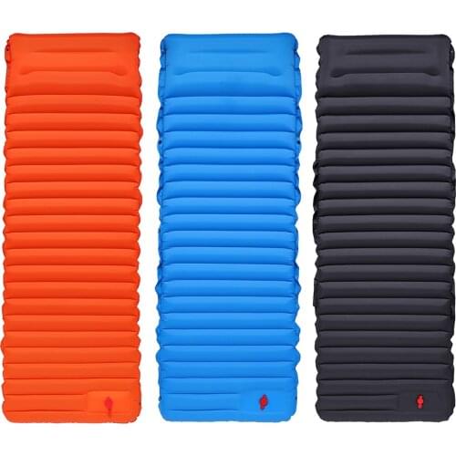 Portable Ultralight Self-inflating Air Mattress Widen Sleeping Pad Splicing Inflatable Bed Beach Picnic Mat Camping Air Cushion
