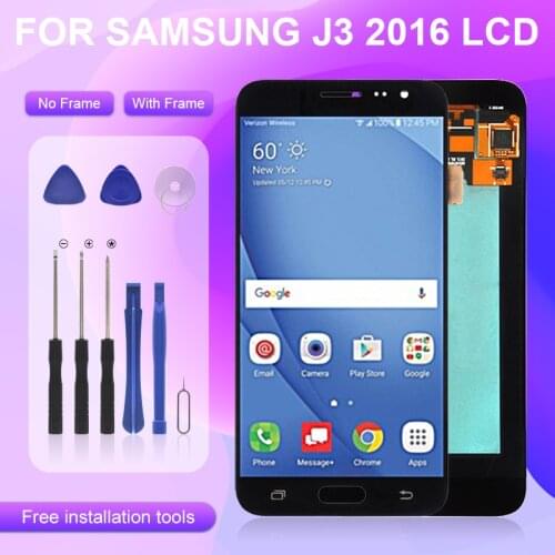 Promotion Catteny J320 Lcd For Samsung Galaxy J3 2016 Display J320F J320A Lcd With Touch Screen Digitizer Assembly+Tools