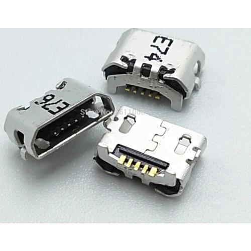 100pcs Micro USB Charging Port Dock Connector Socket For Huawei Ascend 4X 4X Y6 4A P8 C8817 P8 max P8 Lite 4C 3X Pro G750-T20